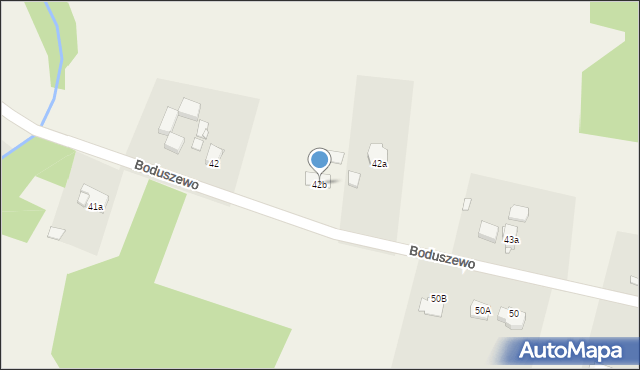 Boduszewo, Boduszewo, 42b, mapa Boduszewo