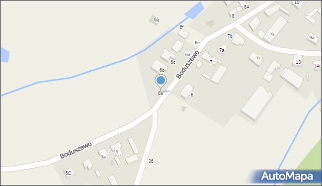 Boduszewo, Boduszewo, 6a, mapa Boduszewo