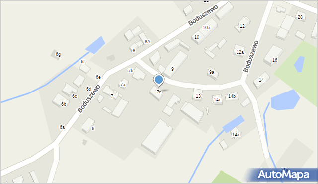 Boduszewo, Boduszewo, 7c, mapa Boduszewo
