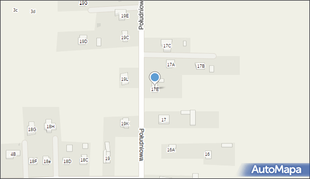 Boduszyn, Boduszyn, 17E, mapa Boduszyn