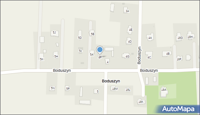 Boduszyn, Boduszyn, 4F, mapa Boduszyn