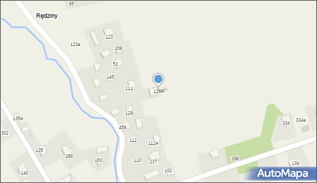 Bodzanów, Bodzanów, 129A, mapa Bodzanów