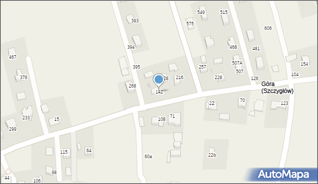 Bodzanów, Bodzanów, 142, mapa Bodzanów