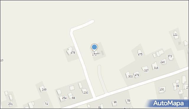 Bodzanów, Bodzanów, 172, mapa Bodzanów