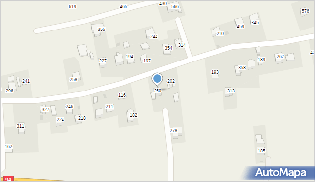 Bodzanów, Bodzanów, 250, mapa Bodzanów