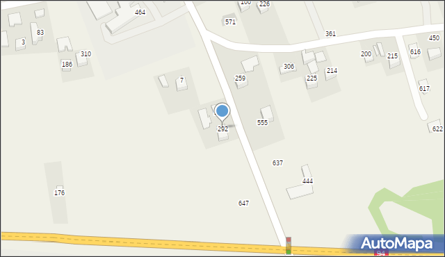 Bodzanów, Bodzanów, 292, mapa Bodzanów