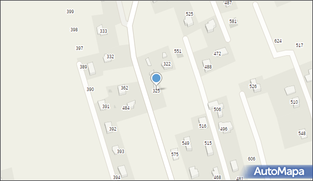 Bodzanów, Bodzanów, 325, mapa Bodzanów