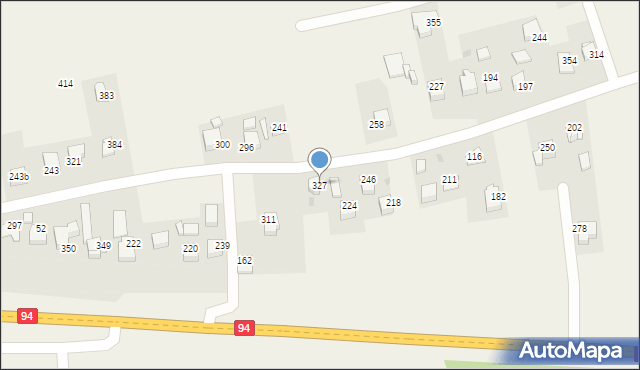 Bodzanów, Bodzanów, 327, mapa Bodzanów