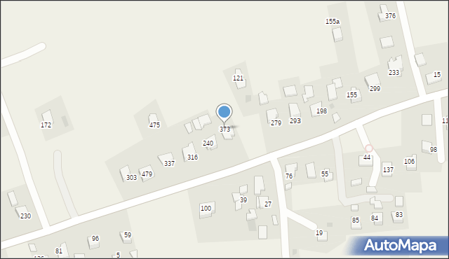 Bodzanów, Bodzanów, 373, mapa Bodzanów