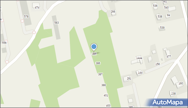 Bodzanów, Bodzanów, 385, mapa Bodzanów