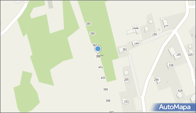 Bodzanów, Bodzanów, 388, mapa Bodzanów