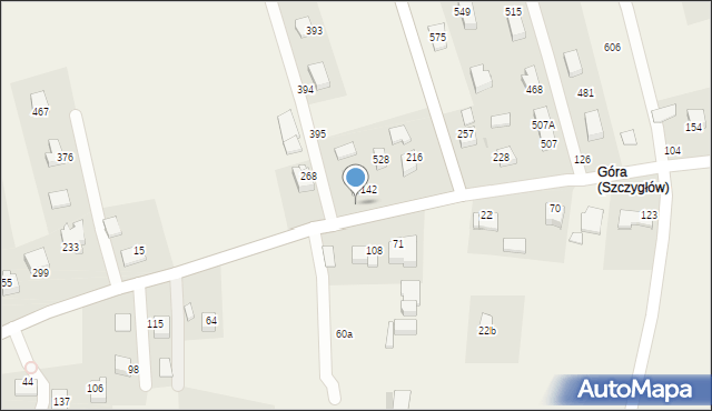 Bodzanów, Bodzanów, 396, mapa Bodzanów