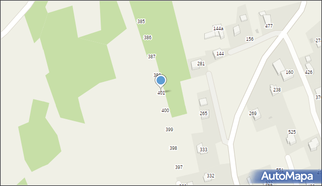 Bodzanów, Bodzanów, 401, mapa Bodzanów