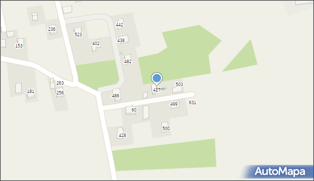 Bodzanów, Bodzanów, 427, mapa Bodzanów