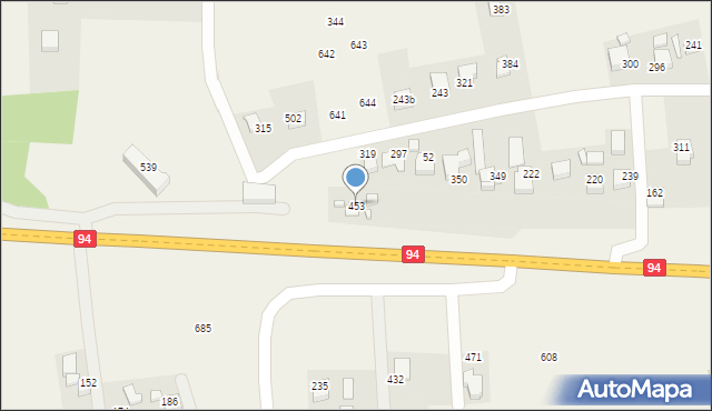 Bodzanów, Bodzanów, 453, mapa Bodzanów