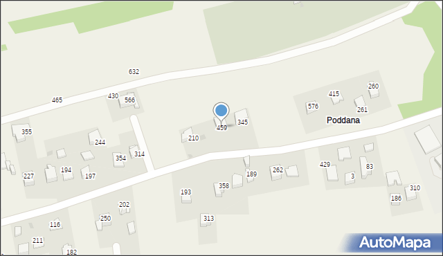 Bodzanów, Bodzanów, 459, mapa Bodzanów