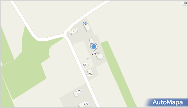 Bodzanów, Bodzanów, 476, mapa Bodzanów