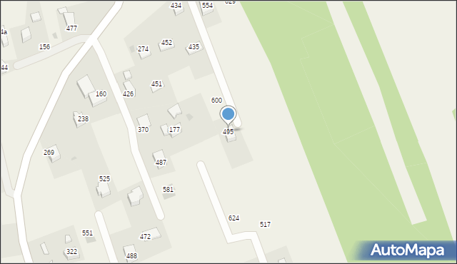 Bodzanów, Bodzanów, 495, mapa Bodzanów