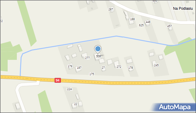 Bodzanów, Bodzanów, 509, mapa Bodzanów