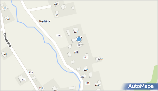 Bodzanów, Bodzanów, 53, mapa Bodzanów