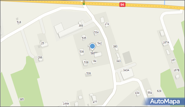 Bodzanów, Bodzanów, 540, mapa Bodzanów