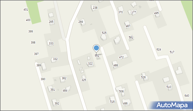 Bodzanów, Bodzanów, 551, mapa Bodzanów