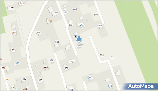 Bodzanów, Bodzanów, 581, mapa Bodzanów