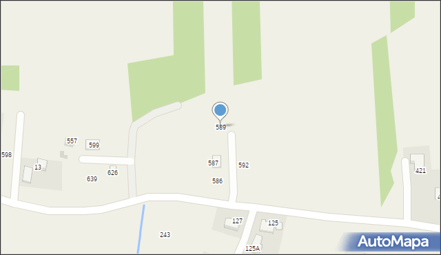 Bodzanów, Bodzanów, 589, mapa Bodzanów