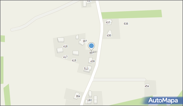 Bodzanów, Bodzanów, 607, mapa Bodzanów