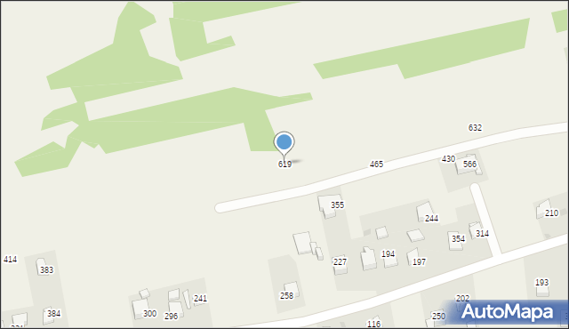 Bodzanów, Bodzanów, 619, mapa Bodzanów