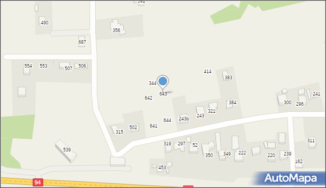 Bodzanów, Bodzanów, 643, mapa Bodzanów