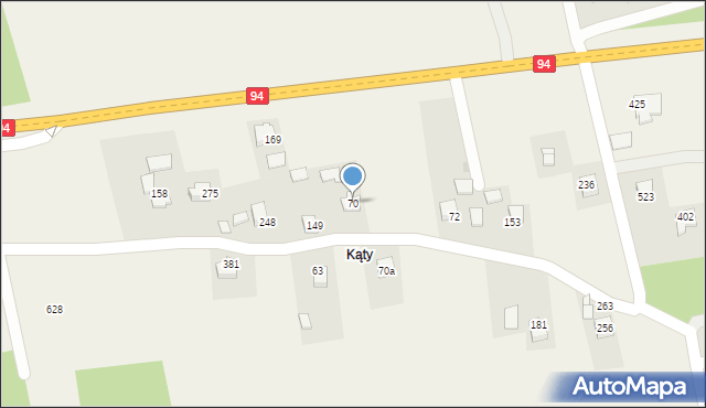 Bodzanów, Bodzanów, 70, mapa Bodzanów