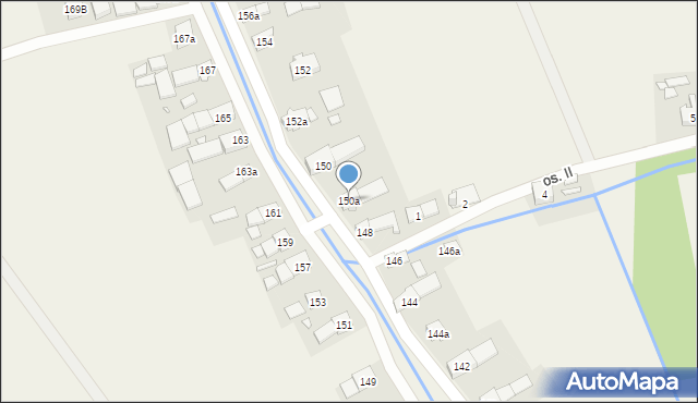 Bodzanów, Bodzanów, 150a, mapa Bodzanów