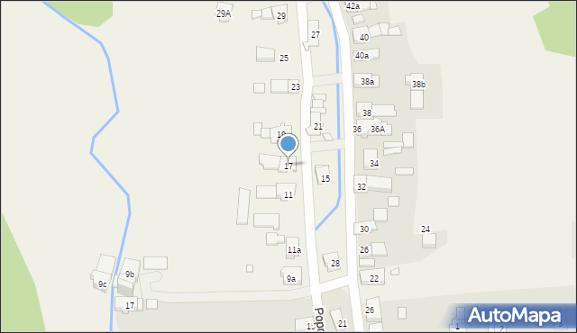 Bodzanów, Bodzanów, 17, mapa Bodzanów