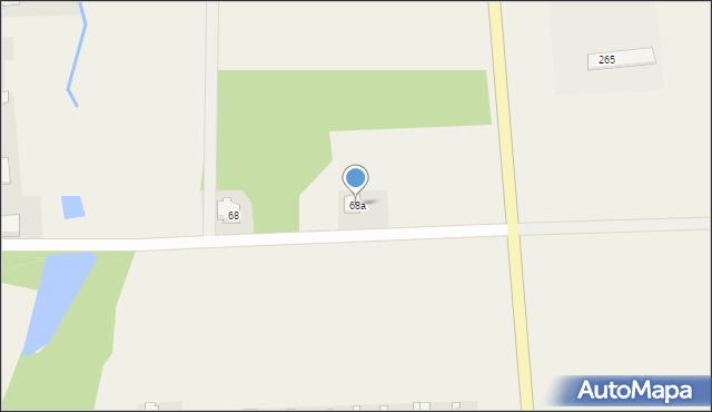 Bodzanów, Bodzanów, 68a, mapa Bodzanów