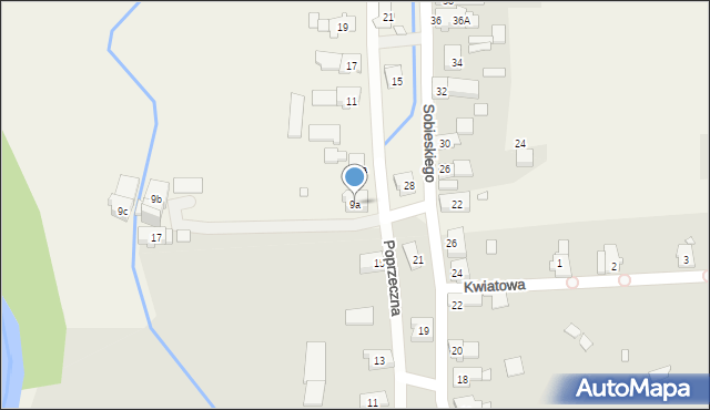 Bodzanów, Bodzanów, 9a, mapa Bodzanów