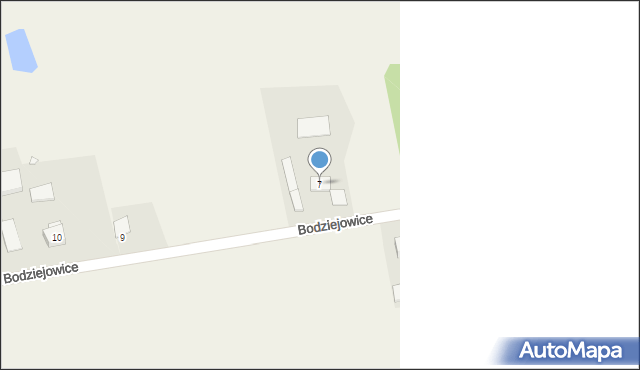 Bodziejowice, Bodziejowice, 7, mapa Bodziejowice