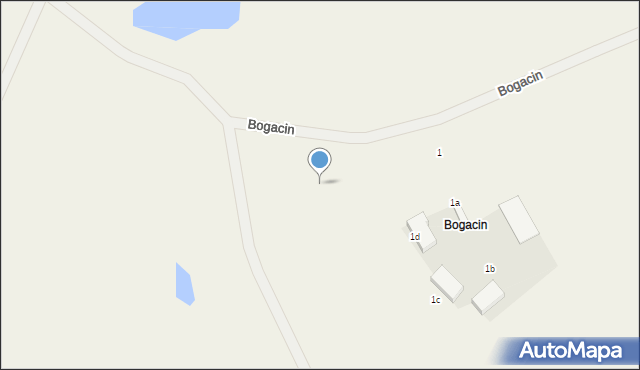 Bogacin, Bogacin, 1e, mapa Bogacin