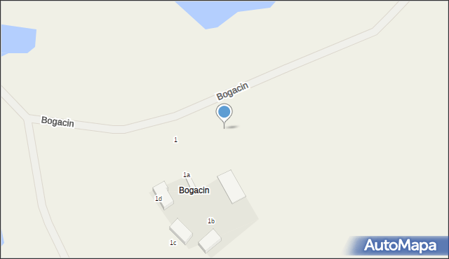 Bogacin, Bogacin, 1f, mapa Bogacin
