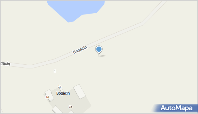 Bogacin, Bogacin, 1g, mapa Bogacin