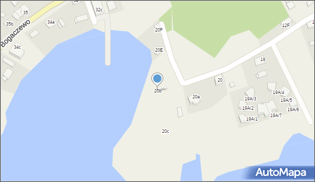 Bogaczewo, Bogaczewo, 20b, mapa Bogaczewo