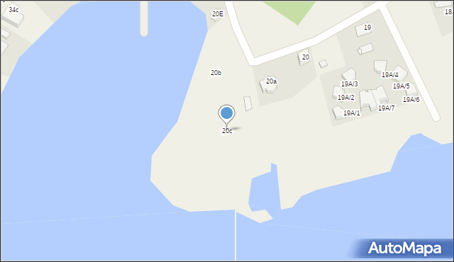 Bogaczewo, Bogaczewo, 20c, mapa Bogaczewo