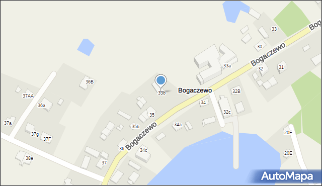 Bogaczewo, Bogaczewo, 33b, mapa Bogaczewo