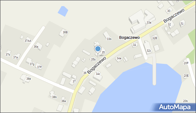 Bogaczewo, Bogaczewo, 35a, mapa Bogaczewo