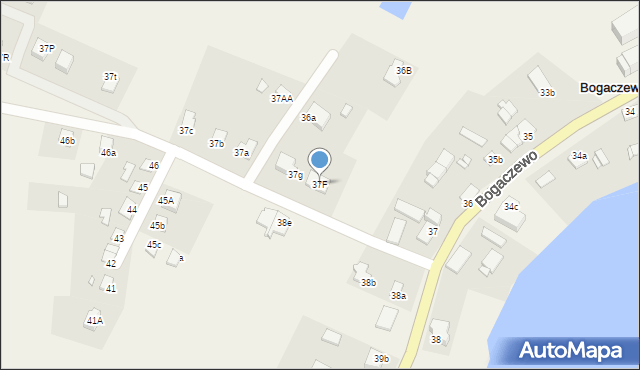 Bogaczewo, Bogaczewo, 37F, mapa Bogaczewo