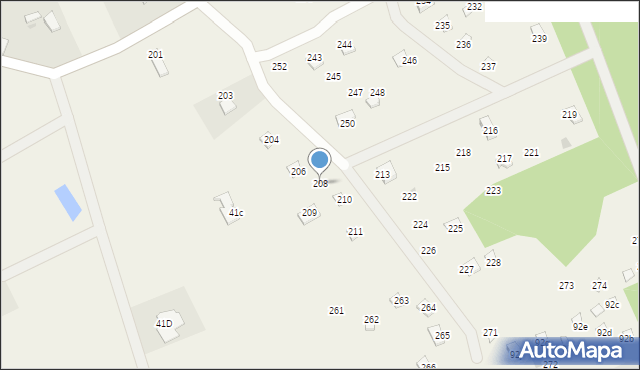 Bogaczewo, Bogaczewo, 208, mapa Bogaczewo