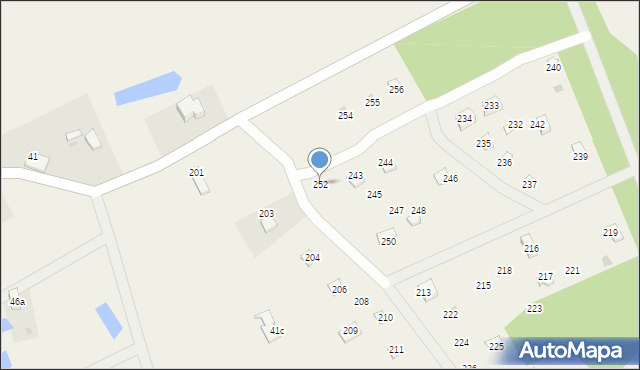 Bogaczewo, Bogaczewo, 252, mapa Bogaczewo