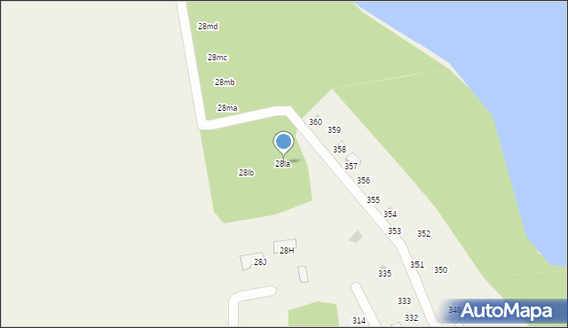 Bogaczewo, Bogaczewo, 28la, mapa Bogaczewo