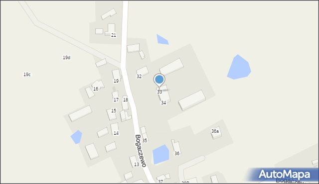 Bogaczewo, Bogaczewo, 33, mapa Bogaczewo