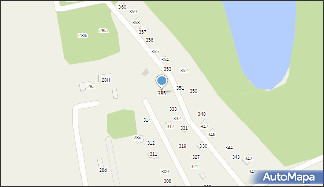 Bogaczewo, Bogaczewo, 335, mapa Bogaczewo